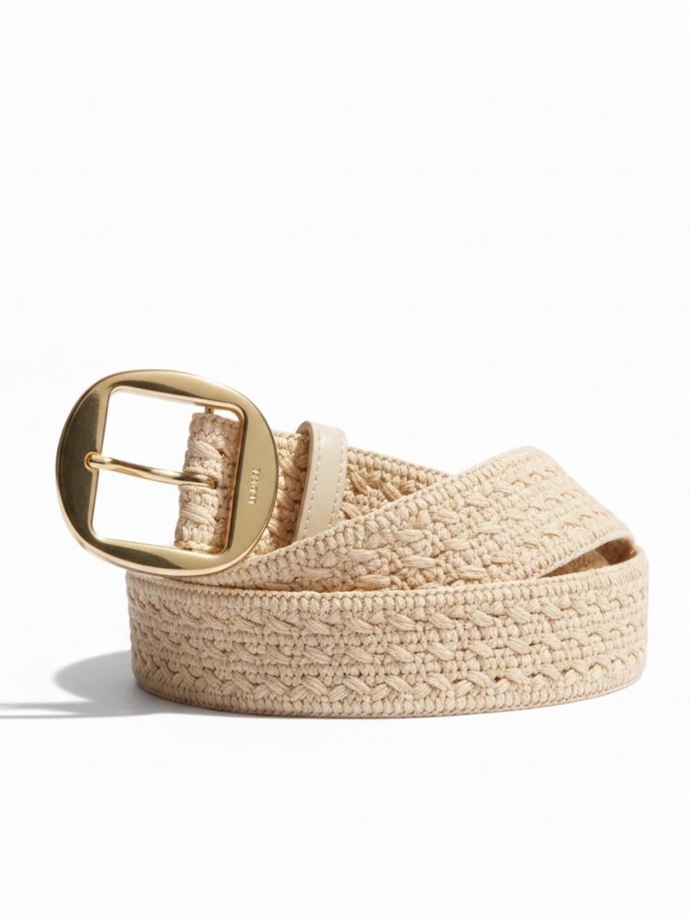 House of Harlow 1960 Raffia Natural Belt-Size Large